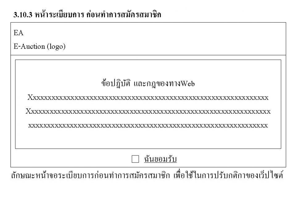 ตัวอย่างหน้าจอหน้าระเบียบการ