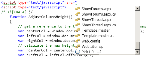 intellisense