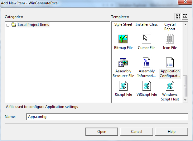 (App.Config) Windows Application