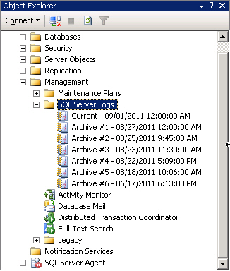 SQL Server Log 1