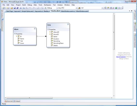 WPF LINQ TO SQL