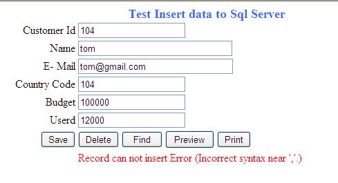 run แล้วปรากฏ Error ดังนี้