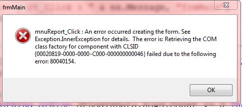 Excel Error