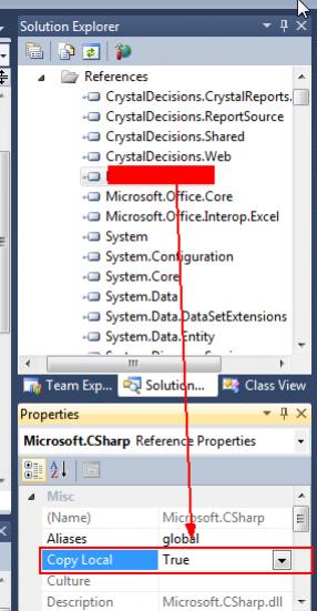 PowerPacks - Properties -> Local Copy (True)